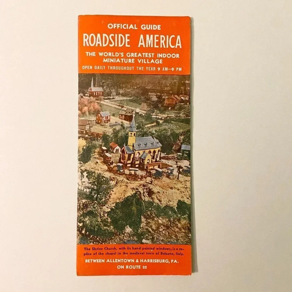 Vintage Roadside Amerca Indoor Miniature Village Pennsylvania Brochure Pamphlet - Picture 13 of 13